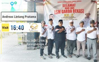 LSM Garda Bekasi Bersama Jajaran Korwil Karang Bahagia Berbagi Kebahagiaan Menyantuni Anak Yatim dan Dhuafa