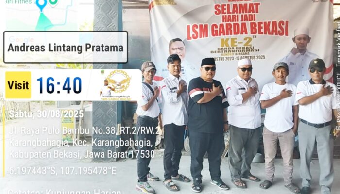 LSM Garda Bekasi Bersama Jajaran Korwil Karang Bahagia Berbagi Kebahagiaan Menyantuni Anak Yatim dan Dhuafa
