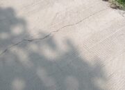 Baru Dibangun Rp 125 Juta, Jalan Beton Balekambang, Kecamatan Jonggol Retak Parah