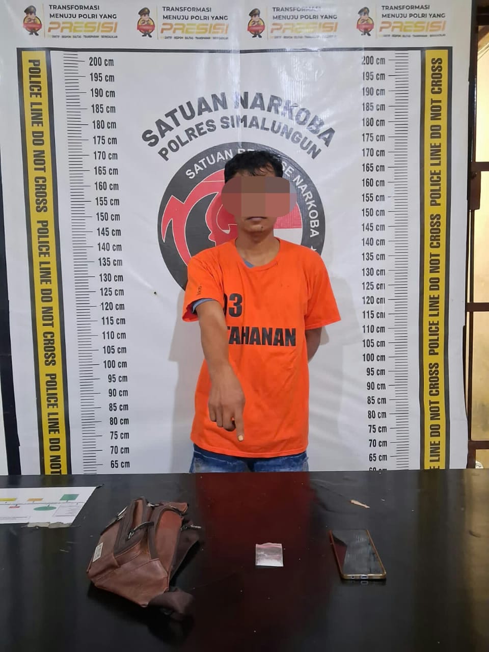 Sat Narkoba Polres Simalungun Babat Habis Bandar Sabu 1,36 Gram, Pelaku Diringkus di TKP