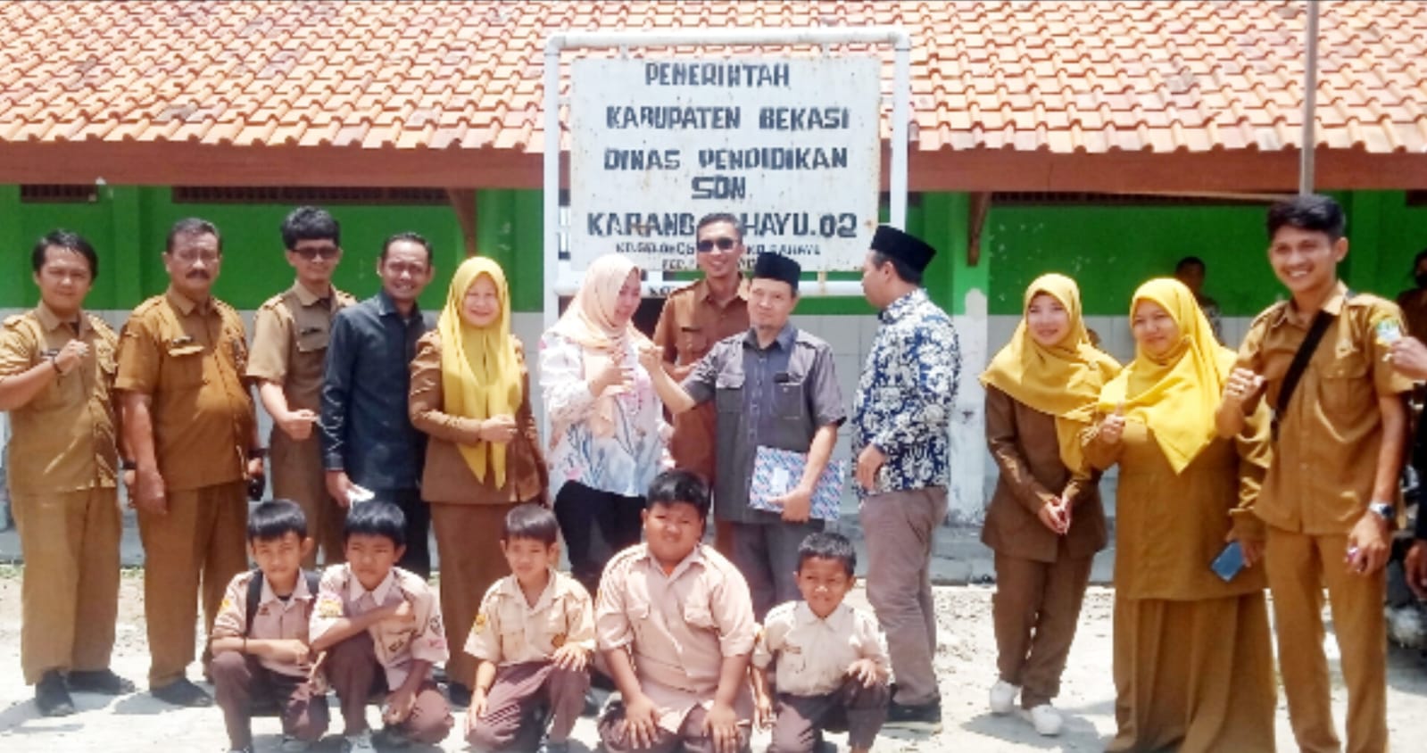 Komisi IV DPRD Kabupaten Bekasi Kunker ke SDN Karangrahayu 02 Desa Karanggayam, Kecamatan Karang Bahagia