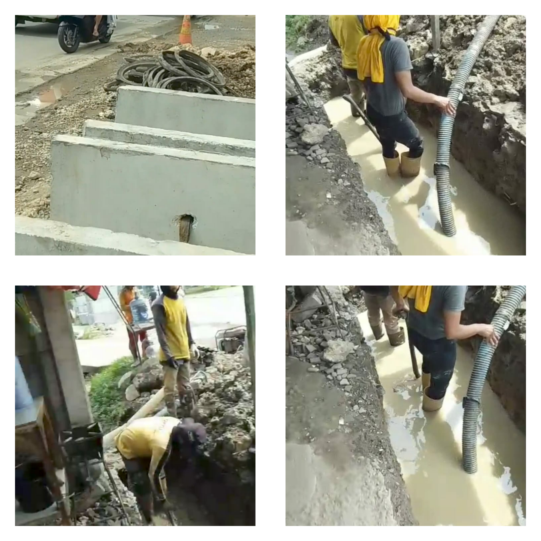 Proyek Pemasangan U-ditch di Jalan KH Raden Ma’mun Nawawi Menjadi Sorotan Publik Diduga Tak Bertuan (Siluman)