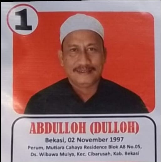 Dalam Sosialisasi, Abdullah Calon Ketua RT. 001 Desa Wibawamulya Nomor Urut 1 Menyampaikan Visi dan Misinya