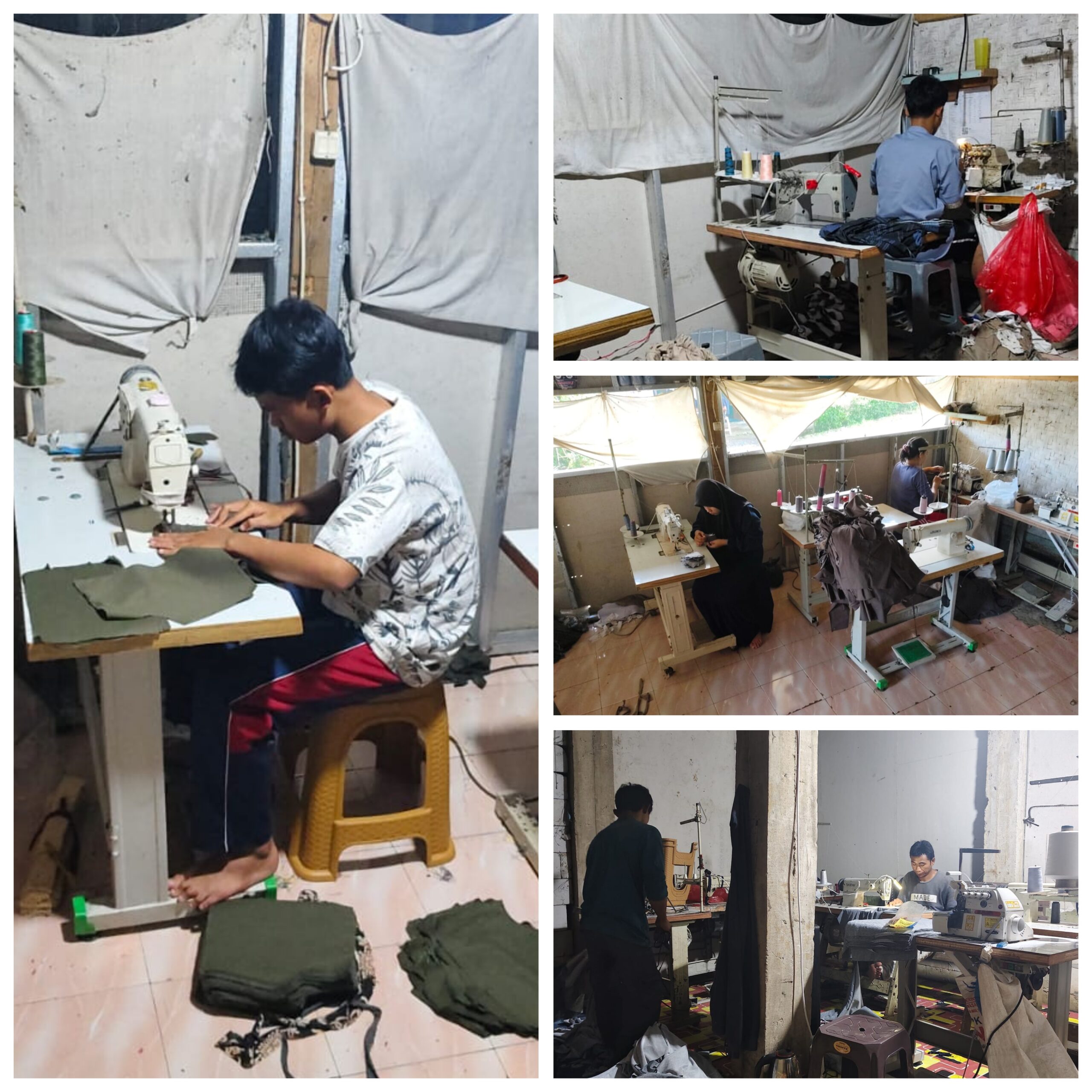 Niat Tulus, Saripudin Mantan Kadus Buka Konveksi untuk Meningkatkan Perekonomian Warga