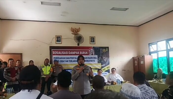 Polres Metro Bekasi Bersama Muspida Gelar Sosialisasi Dampak Buruk Peredaran dan Penyalahgunaan Obat Terlarang Bersama Tokoh Kang Edo Fortal dan LSM