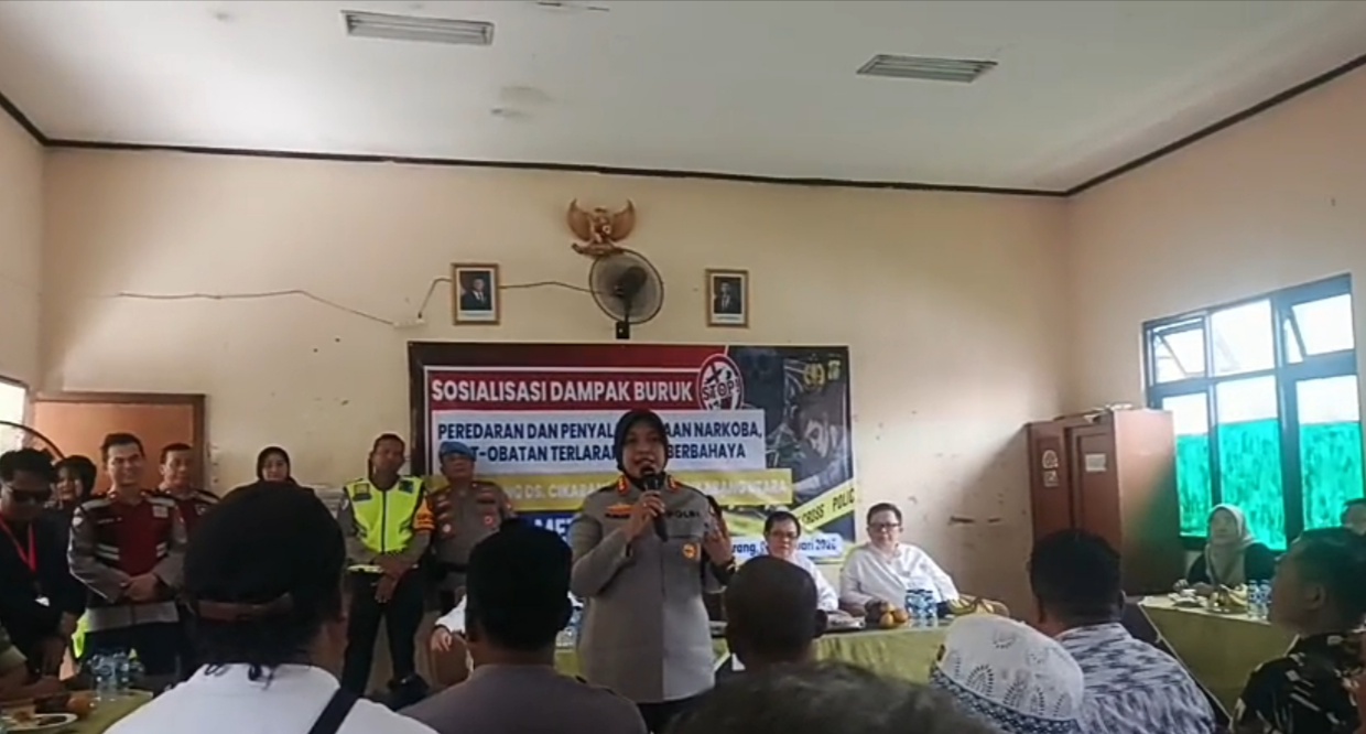 Polres Metro Bekasi Bersama Muspida Gelar Sosialisasi Dampak Buruk Peredaran dan Penyalahgunaan Obat Terlarang Bersama Tokoh Kang Edo Fortal dan LSM