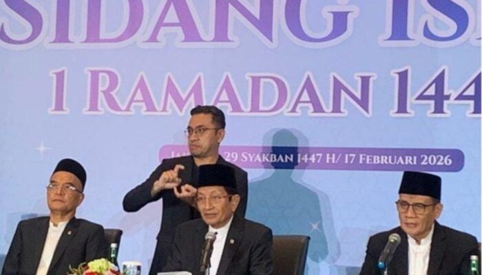Pemerintah Melalui Kementerian Agama Tetapkan Awal Ramadhan 1447 H Jatuh Pada Hari Kamis 19 Februari 2026