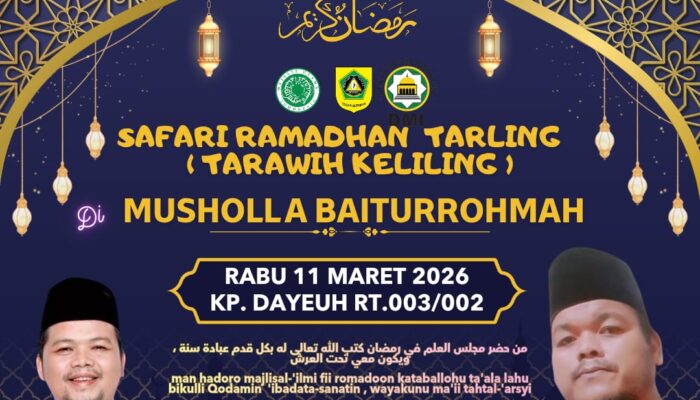 Memperkuat Tali Silaturahmi, Pemdes Sukanegara Gelar Kegiatan Safari Ramadhan Tarawih Keliling ke Musholla Baiturrohmah