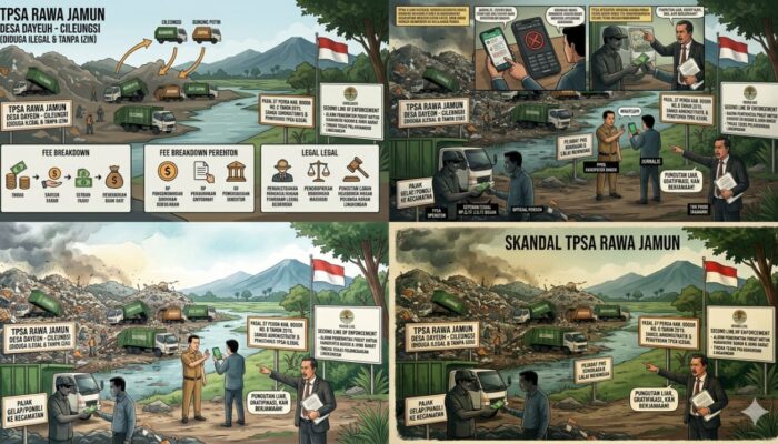 TPSA di Rawa Jamun, Desa Dayeuh, Cileungsi Diduga Kangkangi Perda Kabupaten Bogor