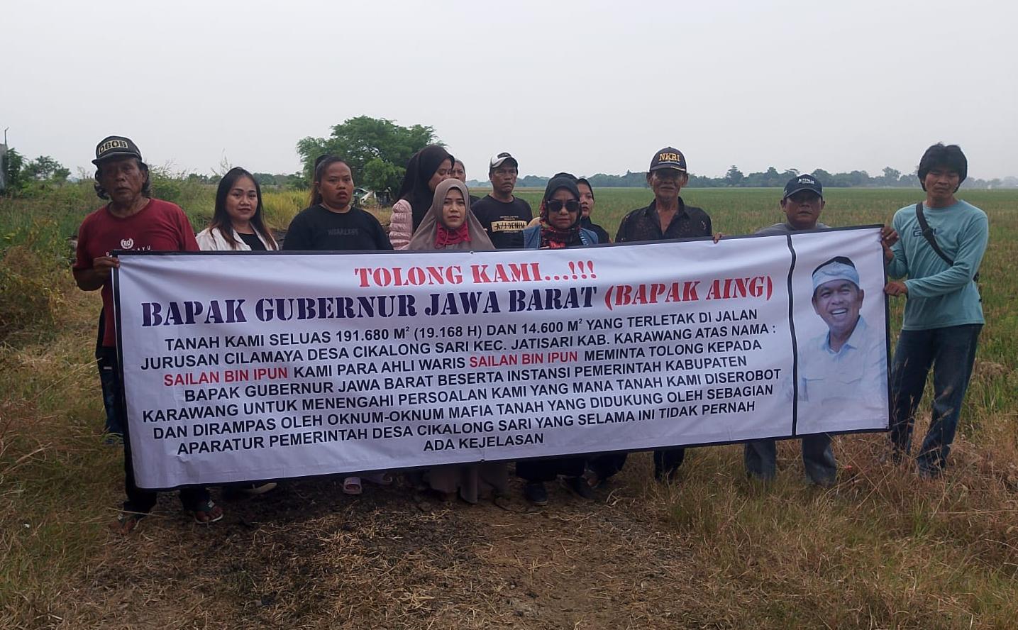 Korban Dugaan Penyerobotan Lahan di Karawang Minta Keadilan, Harap Bantuan dari Gubernur Jawa Barat