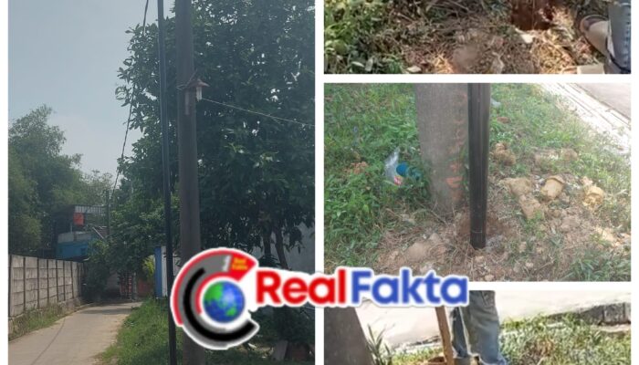 Pemasangan Tiang Internet Telekomunikasi MyRepublic di Perumahan Griya Cikarang Diduga Kangkangi Peraturan Pemerintah, Abaikan K3 dan Belum Memiliki Izin Warga