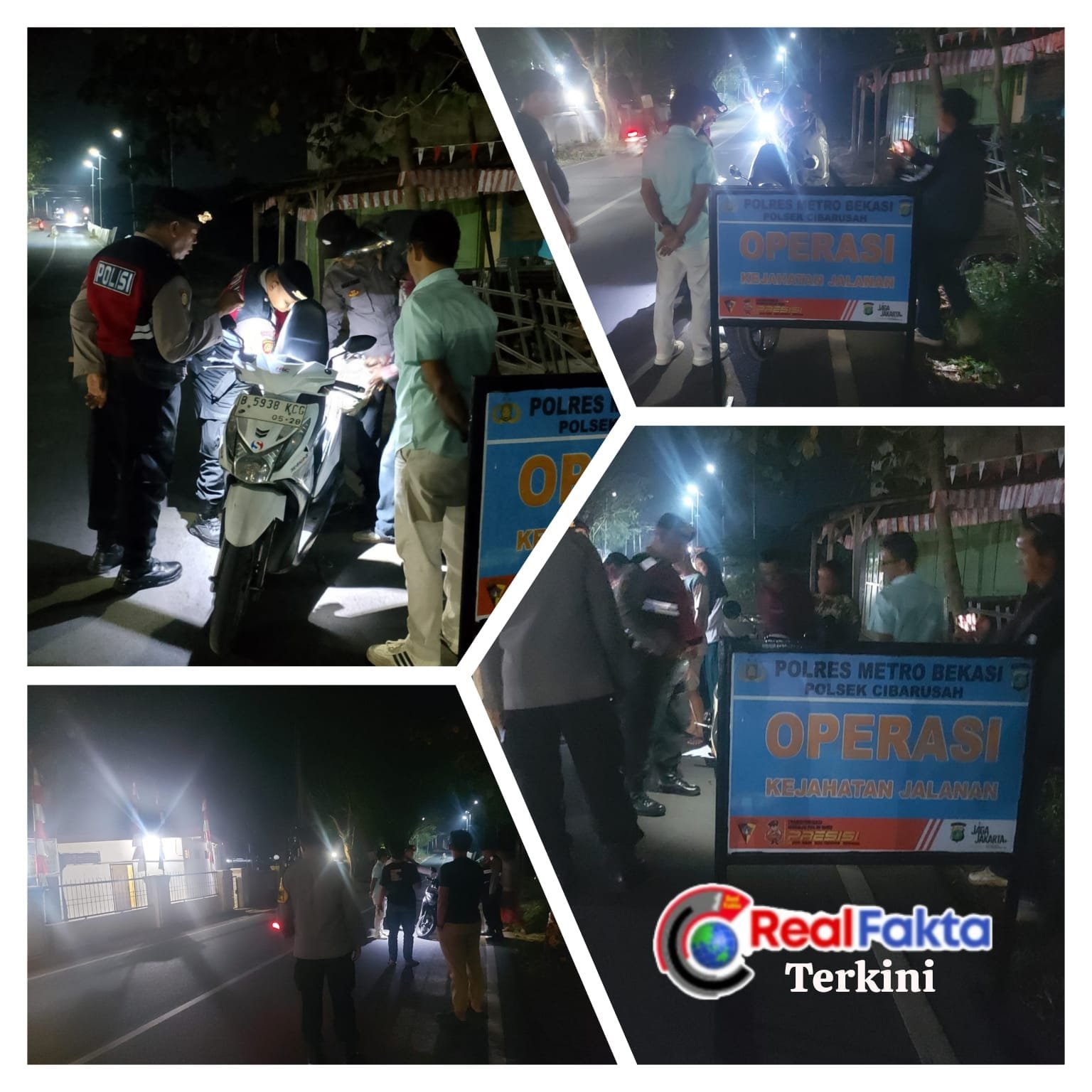 Menjaga Situasi Keamanan dan Ketertiban Masyarakat, Polsek Cibarusah Gelar Operasi Kejahatan Jalanan