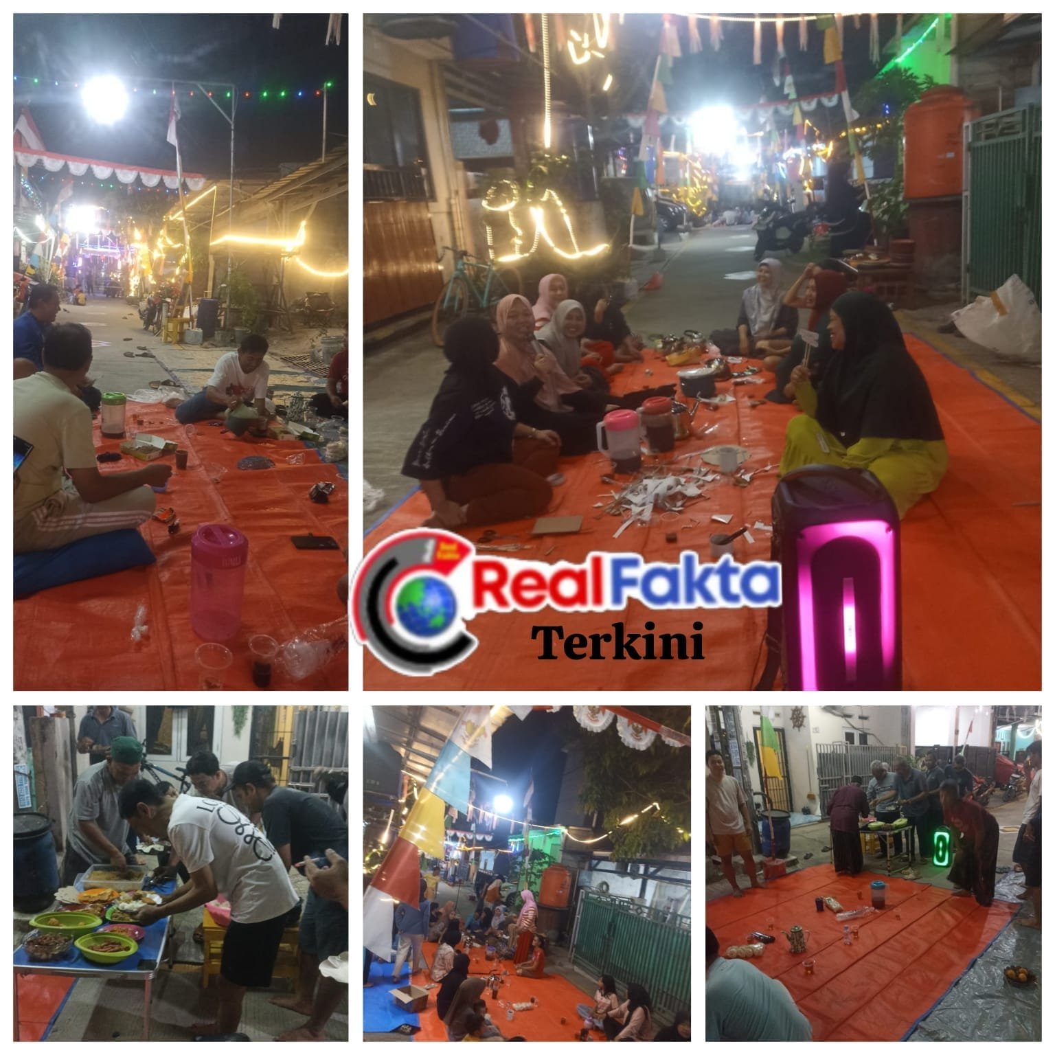 Mempererat Silaturahmi, Warga Perumahan KSB Gelar Acara Makan Bersama Dalam Rangka Menyambut HUT RI ke-81