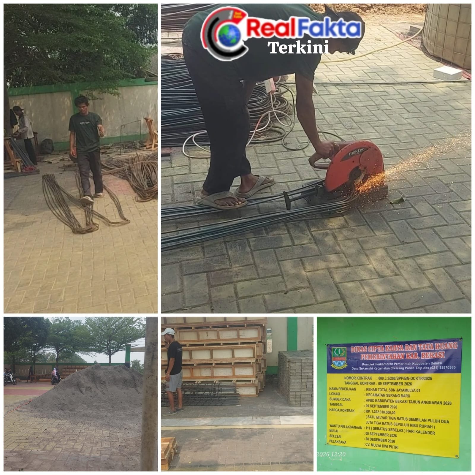 CV. Mulya Dwi Putri Diduga Melakukan Kesalahan yang Sama Terkait Proyek Rehab Total SDN Dibeberapa Titik Lokasi, Publik Minta KPK Periksa Dinas Cipta Karya dan Tata Ruang Serta Kontraktor